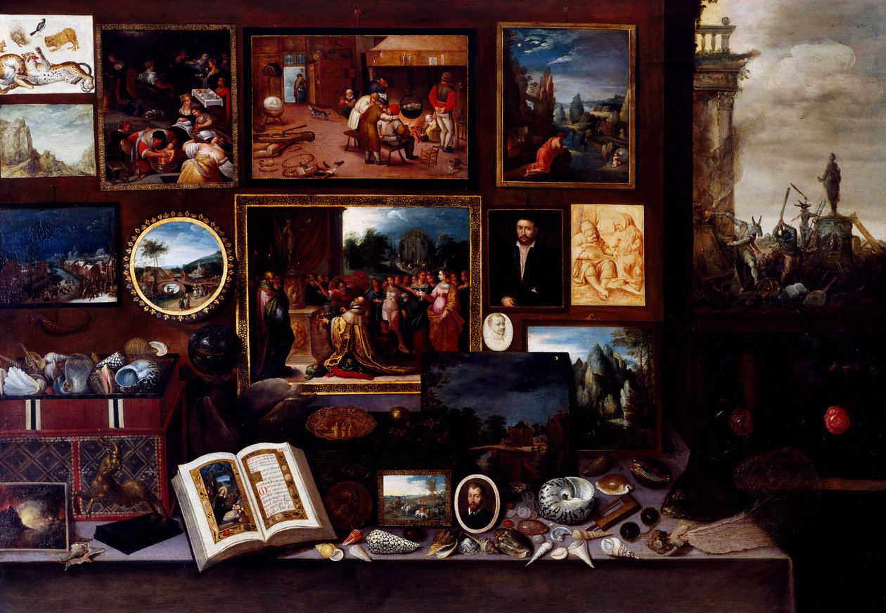 Gabinet amatorski autorstwa Frans II the Younger Francken