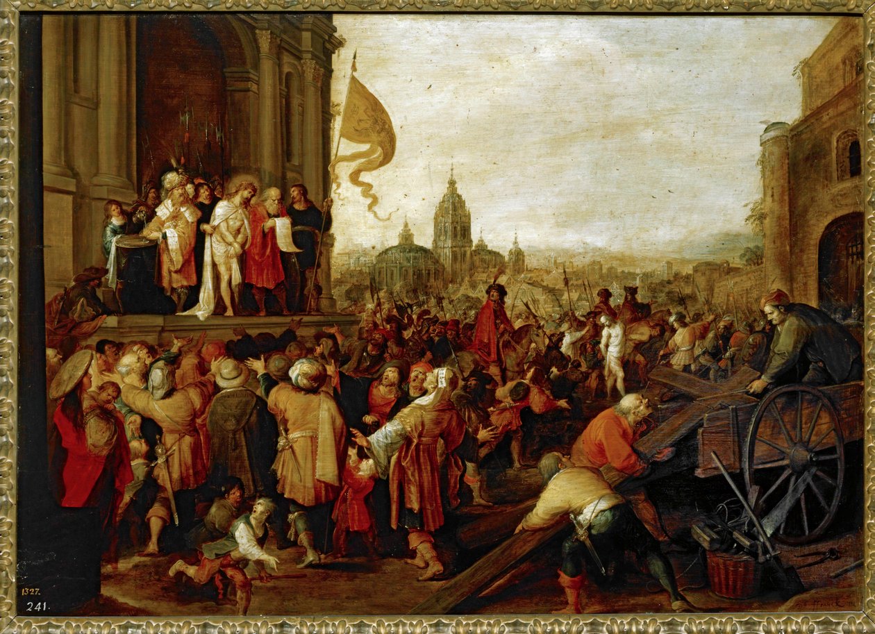 Chrystus skazany przez Piłata ... autorstwa Frans II the Younger Francken