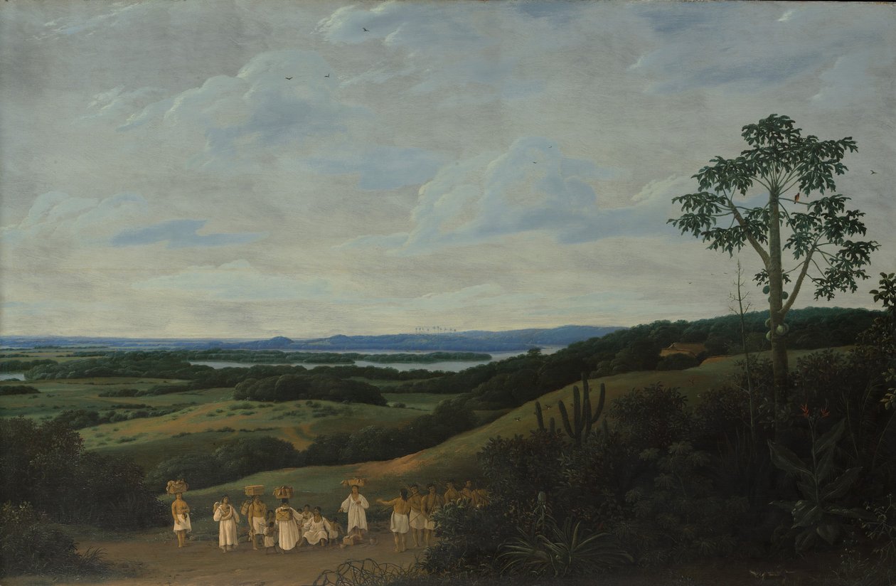 Krajobraz brazylijski, 1650. autorstwa Frans Post