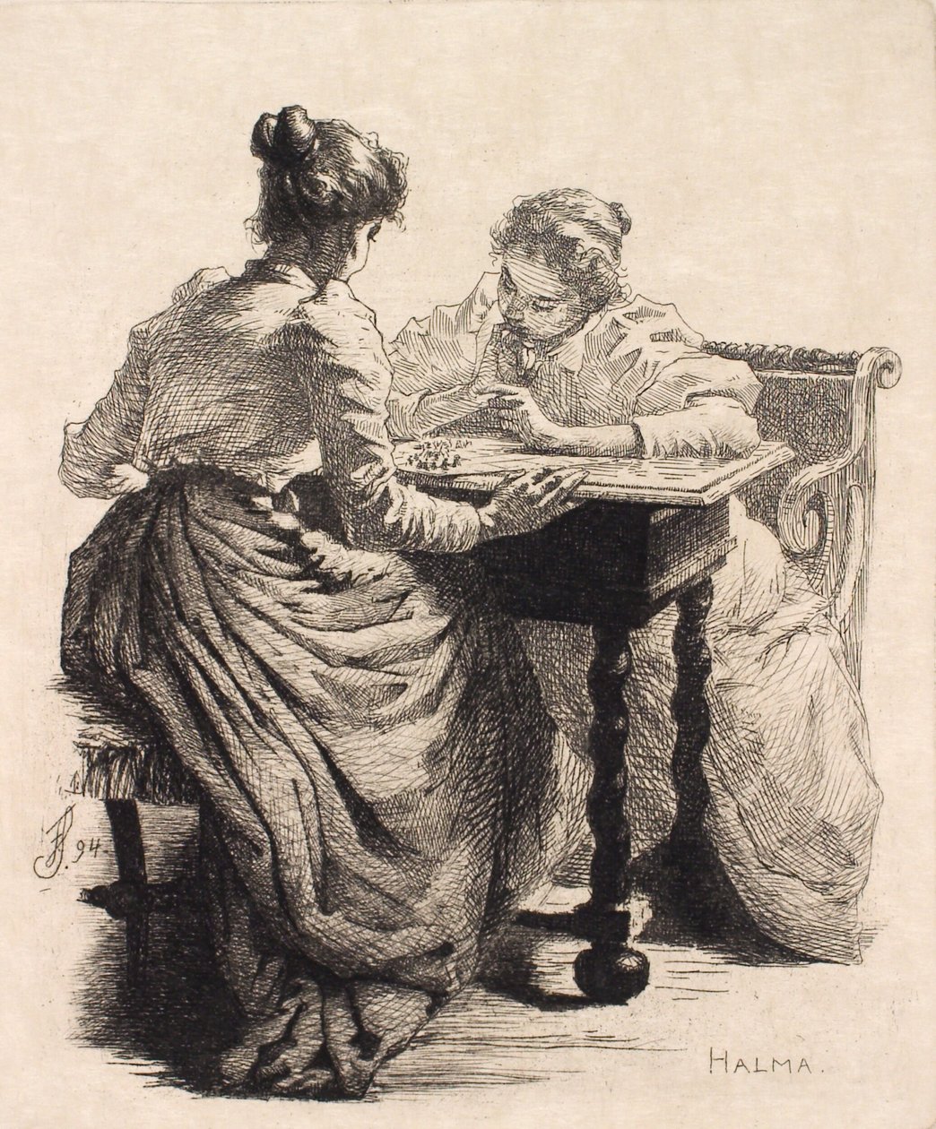 Halma autorstwa Frans Schwartz