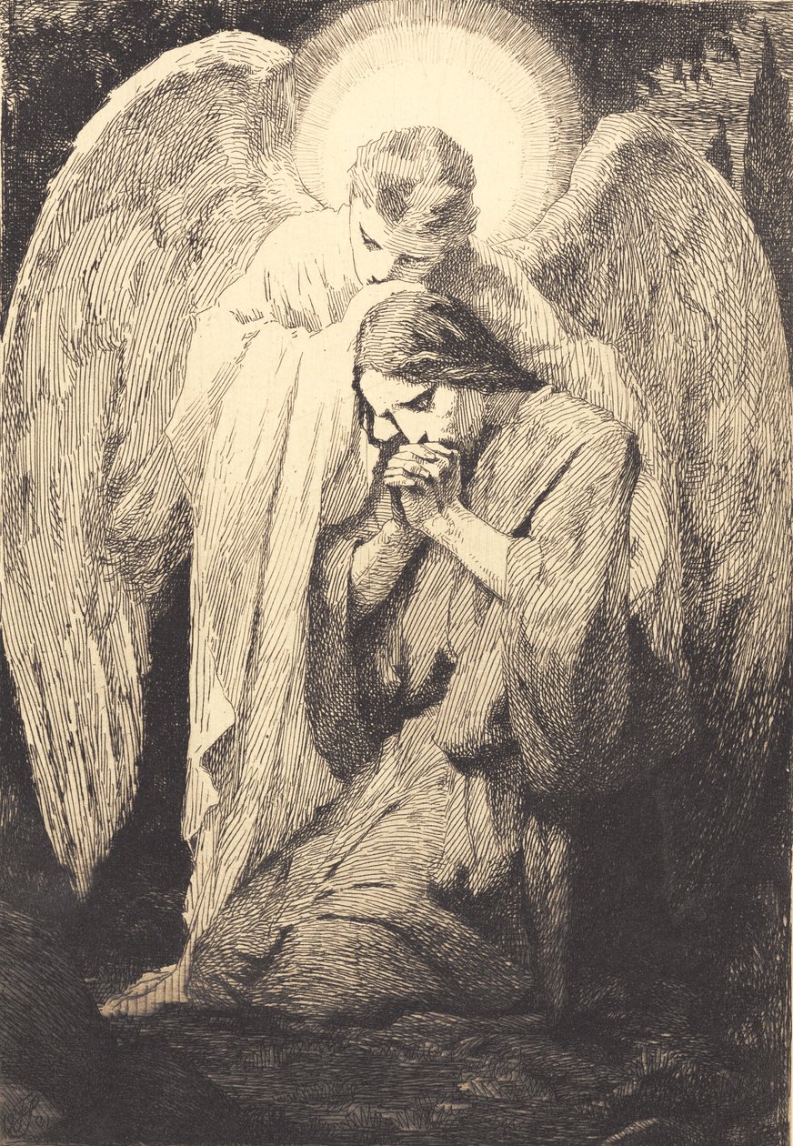 Chrystus w Getsemani autorstwa Frans Schwartz