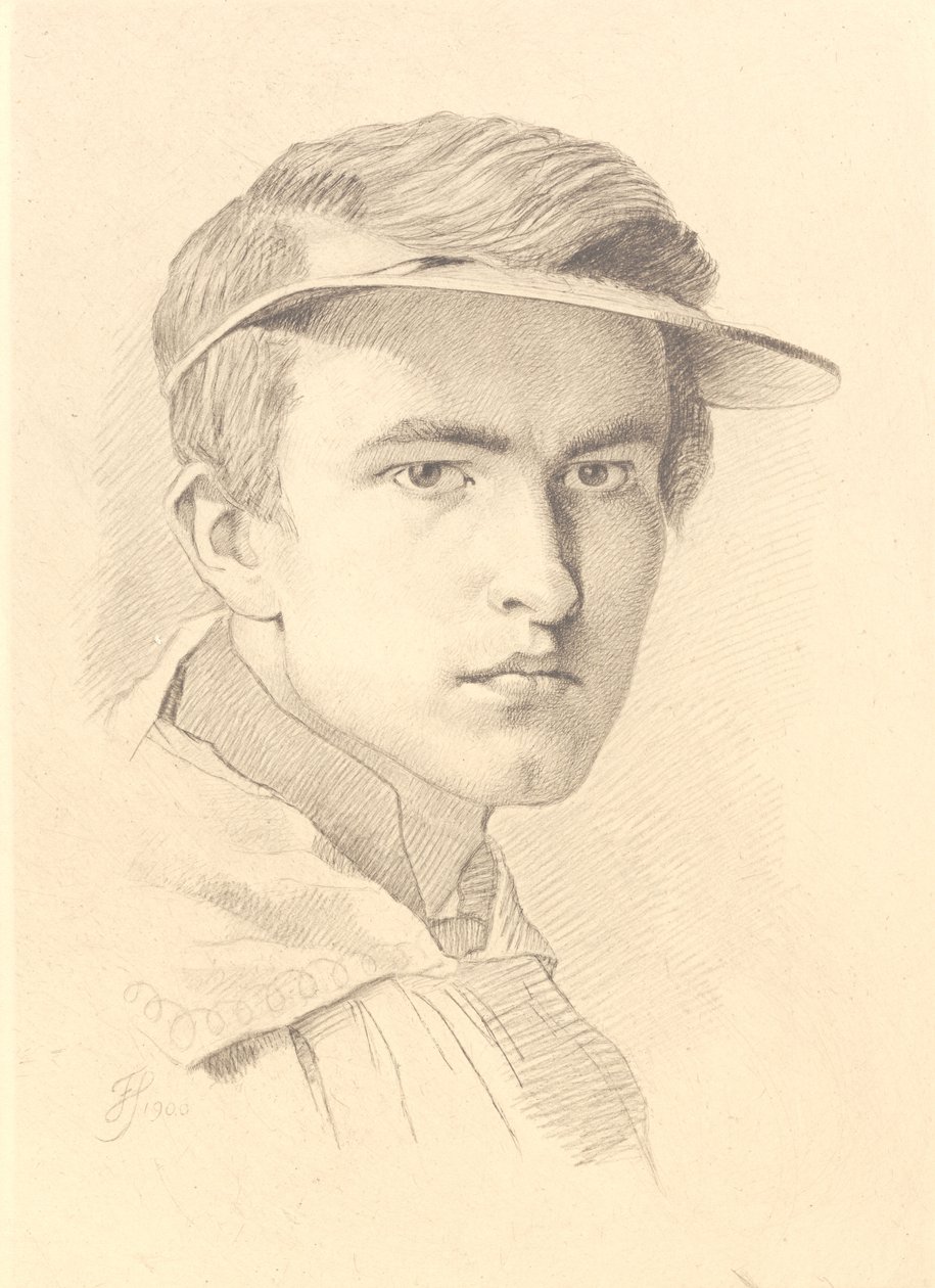 Portret J. Th. Lundbye autorstwa Frans Schwartz