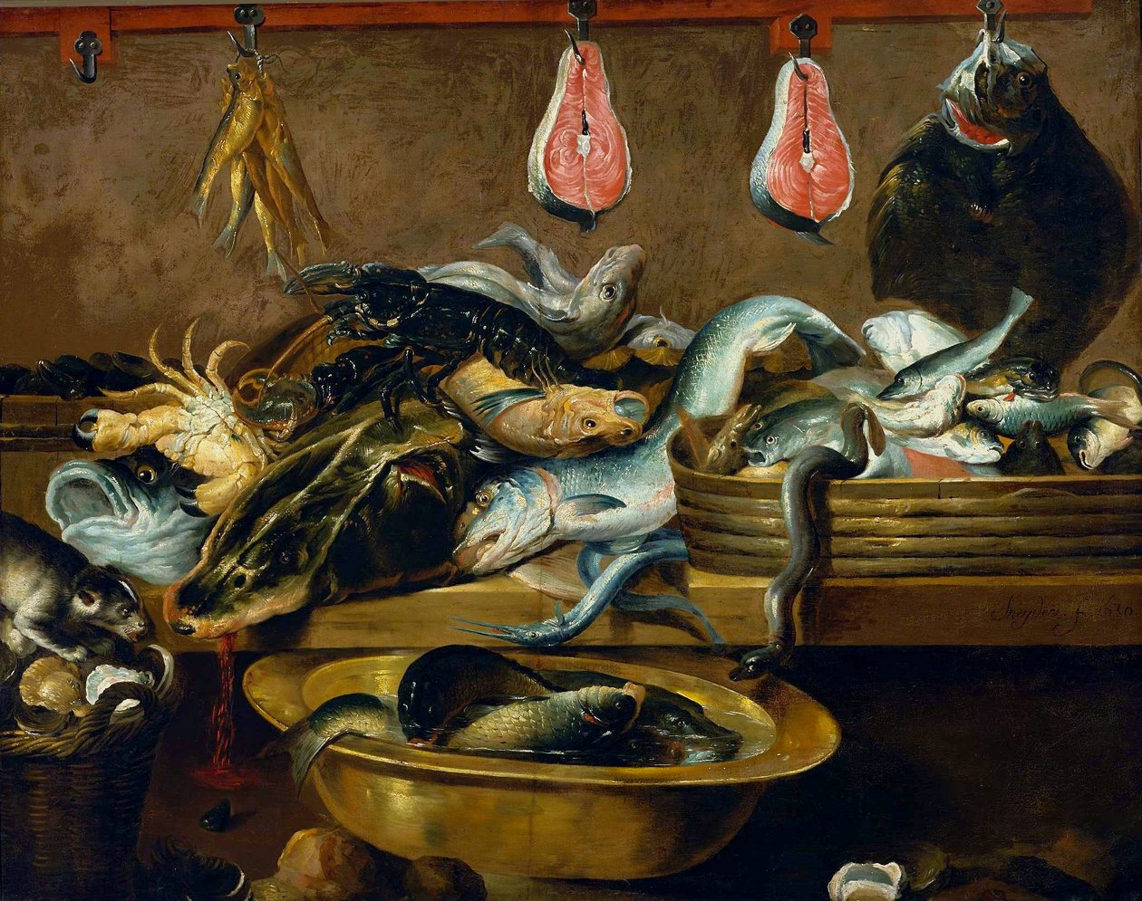 Stojak na ryby autorstwa Frans Snyders