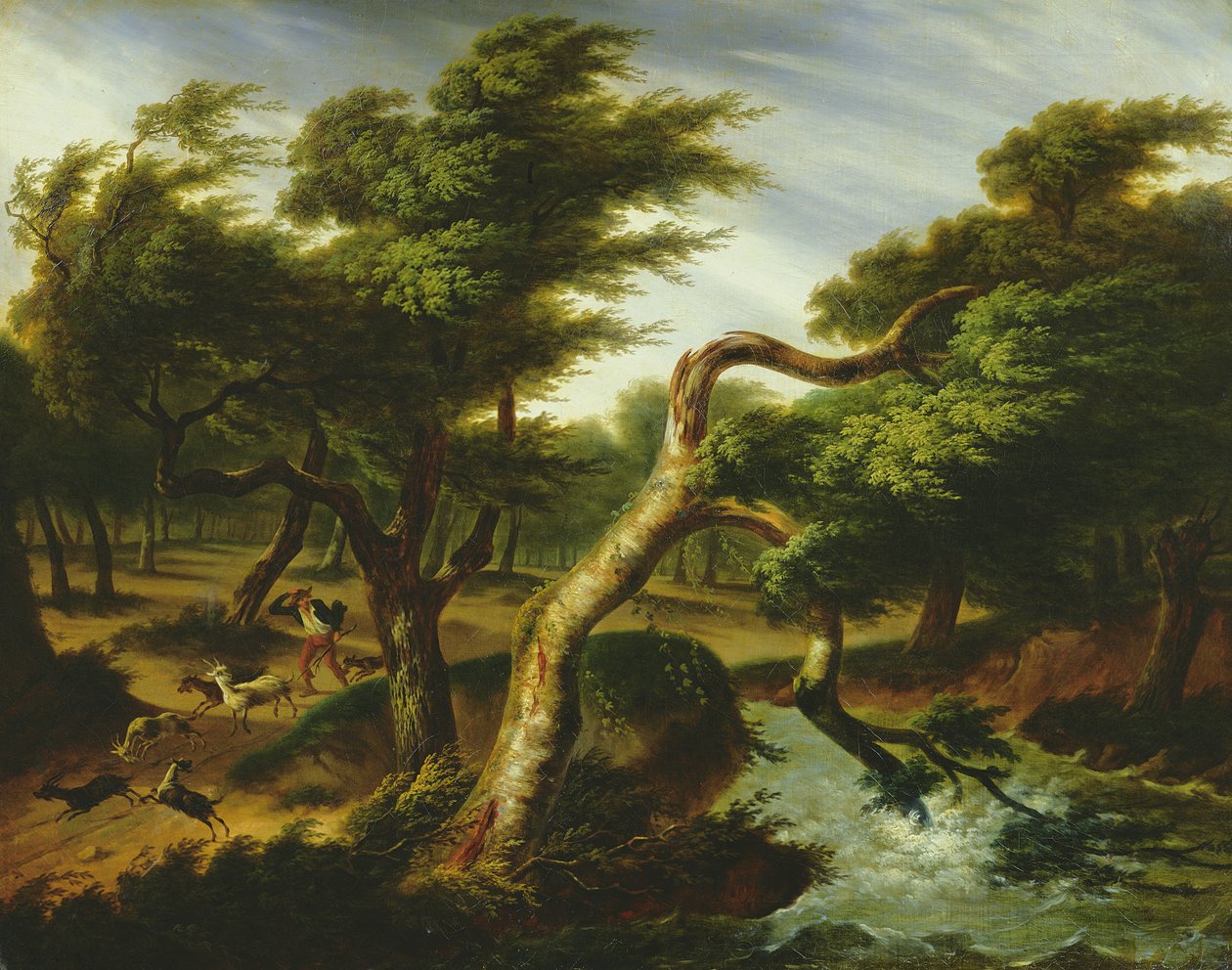 Podmuch wiatru, 1817 autorstwa Frans Swagers