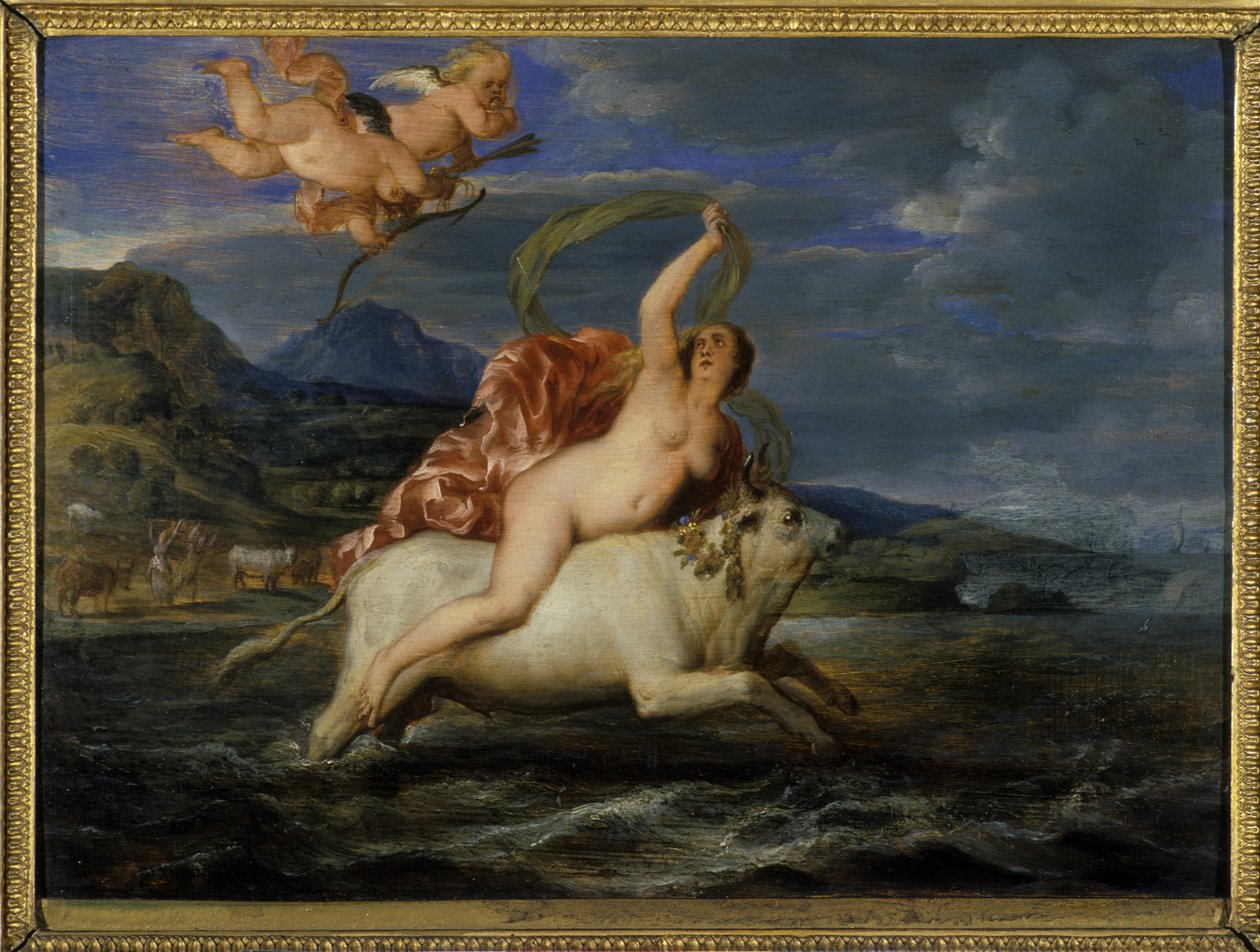 Europa i Byk, 1650 autorstwa Frans Wouters