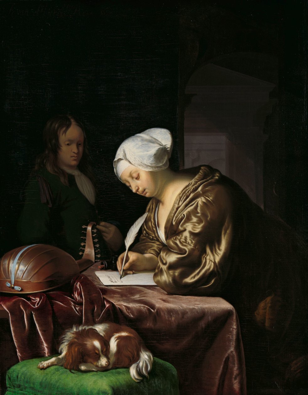 Pisarz listów Pisarz listów autorstwa Frans van Mieris (I)