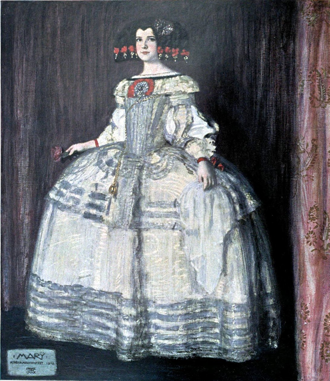 Mary w stroju Velazqueza autorstwa Franz von Stuck
