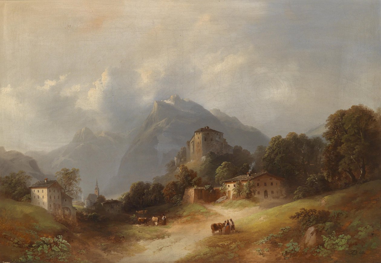 krajobraz autorstwa Franz Barbarini