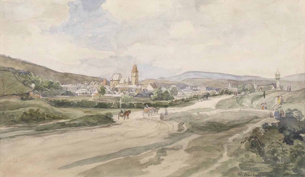 Perchtoldsdorf autorstwa Franz Barbarini