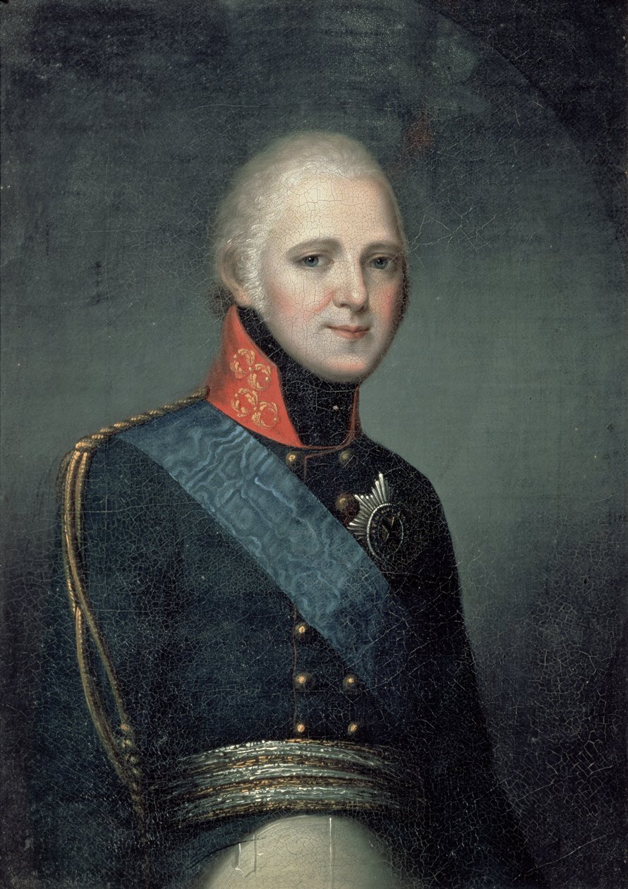 Portret cesarza Aleksandra I (1777-1825), 1804 autorstwa Franz Gerhard von Kugelgen