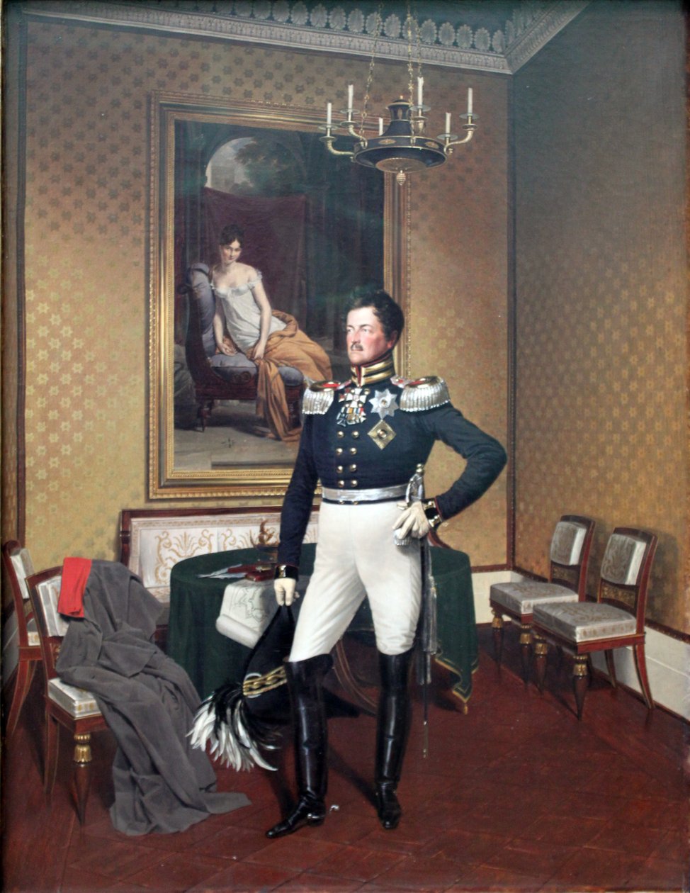 Książę August pruski (1779-1843) autorstwa Franz Krüger