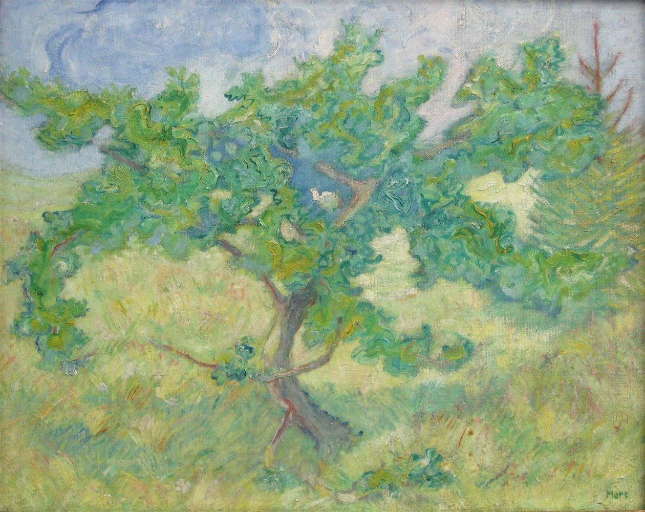 dąb autorstwa Franz Marc
