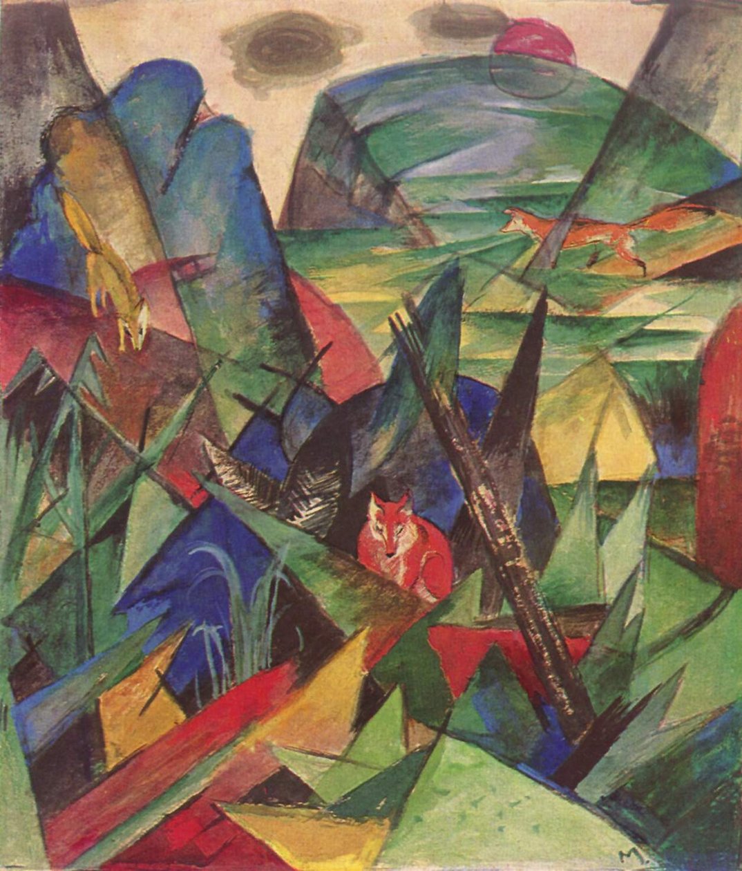 lisy autorstwa Franz Marc