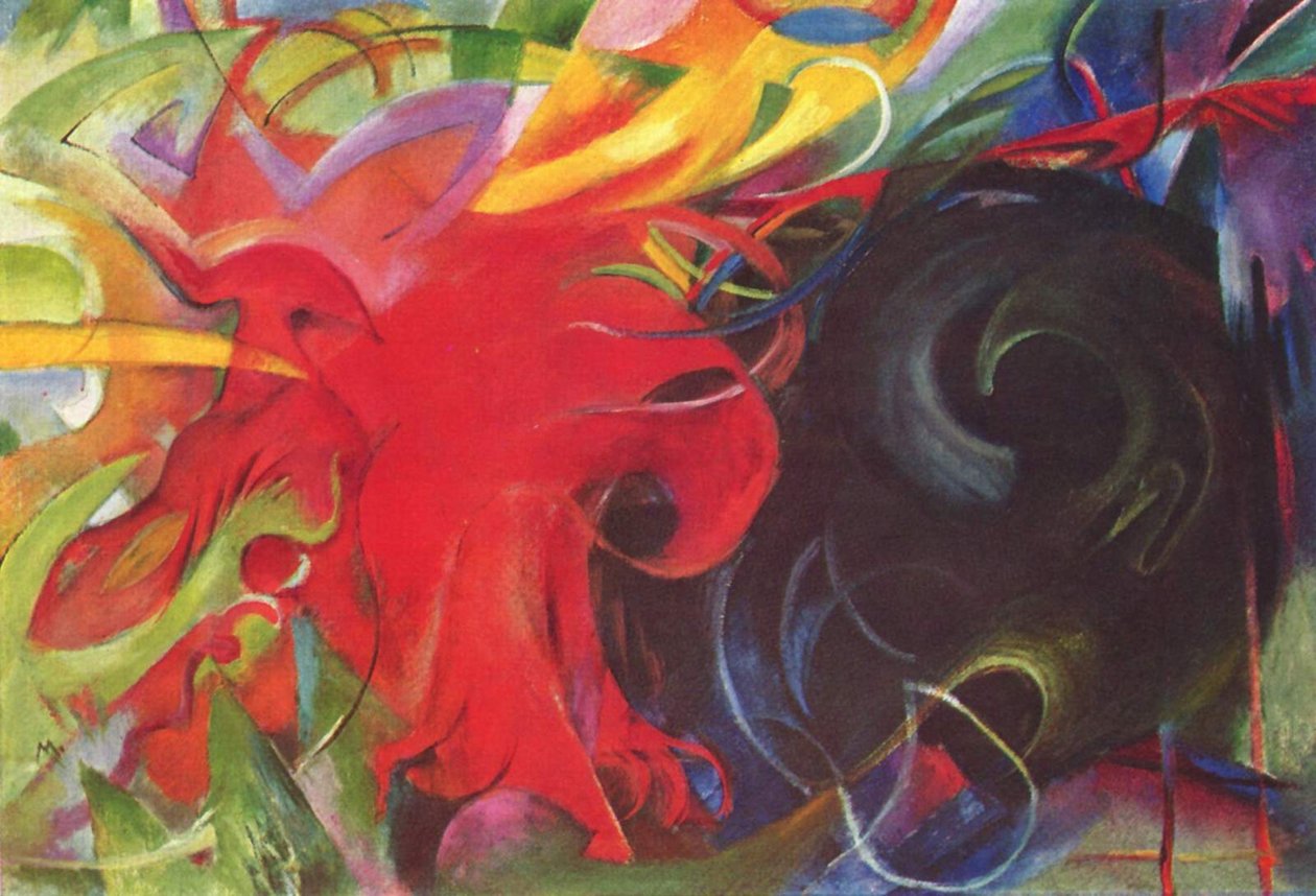 Formy walki autorstwa Franz Marc