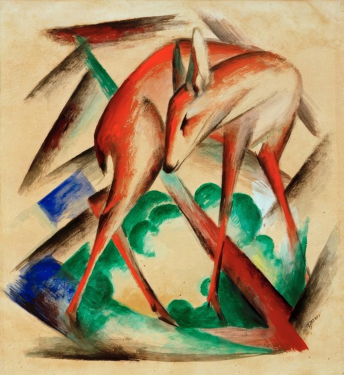 sarna autorstwa Franz Marc