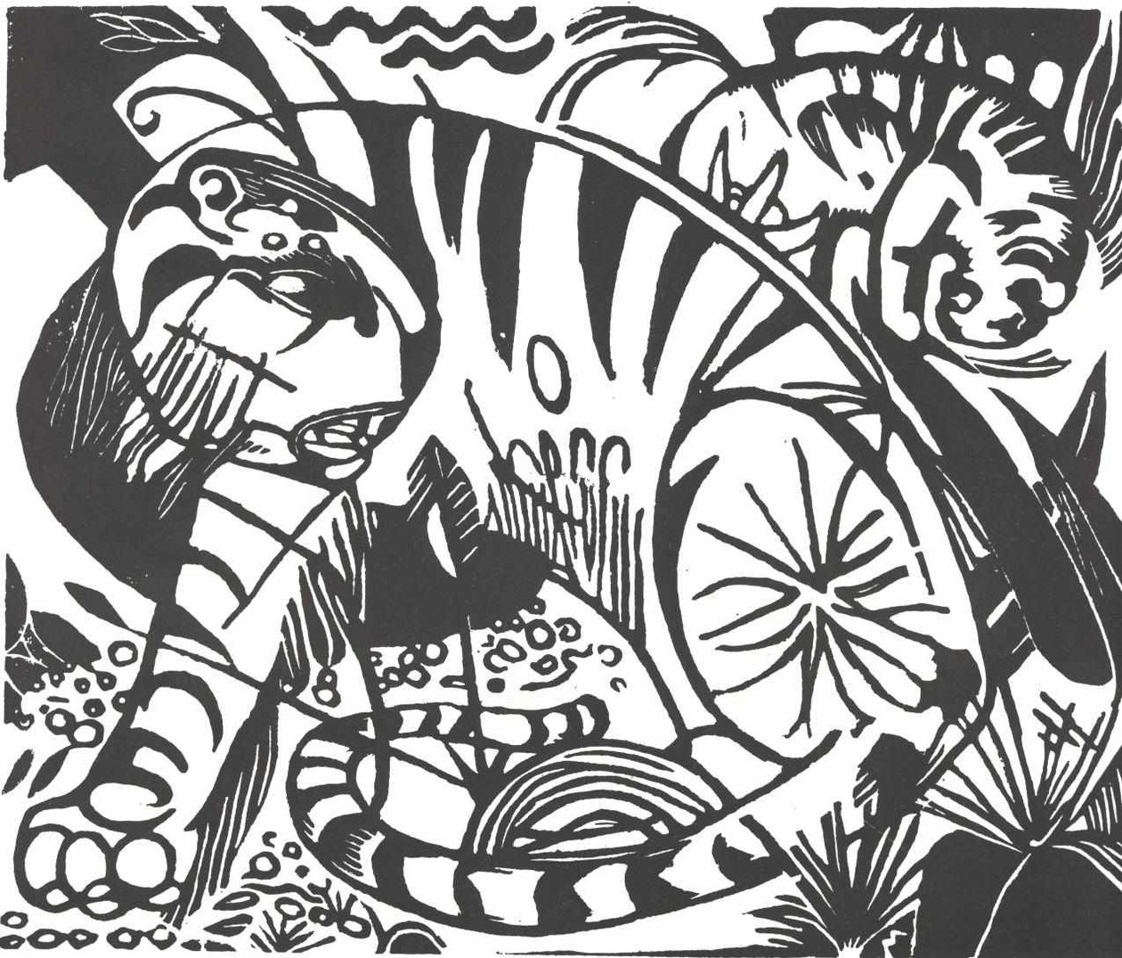 Tygrys autorstwa Franz Marc