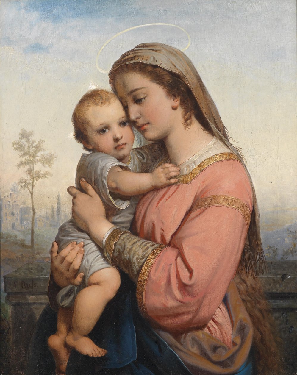 Madonna z Dzieciątkiem autorstwa Franz Russ the Elder