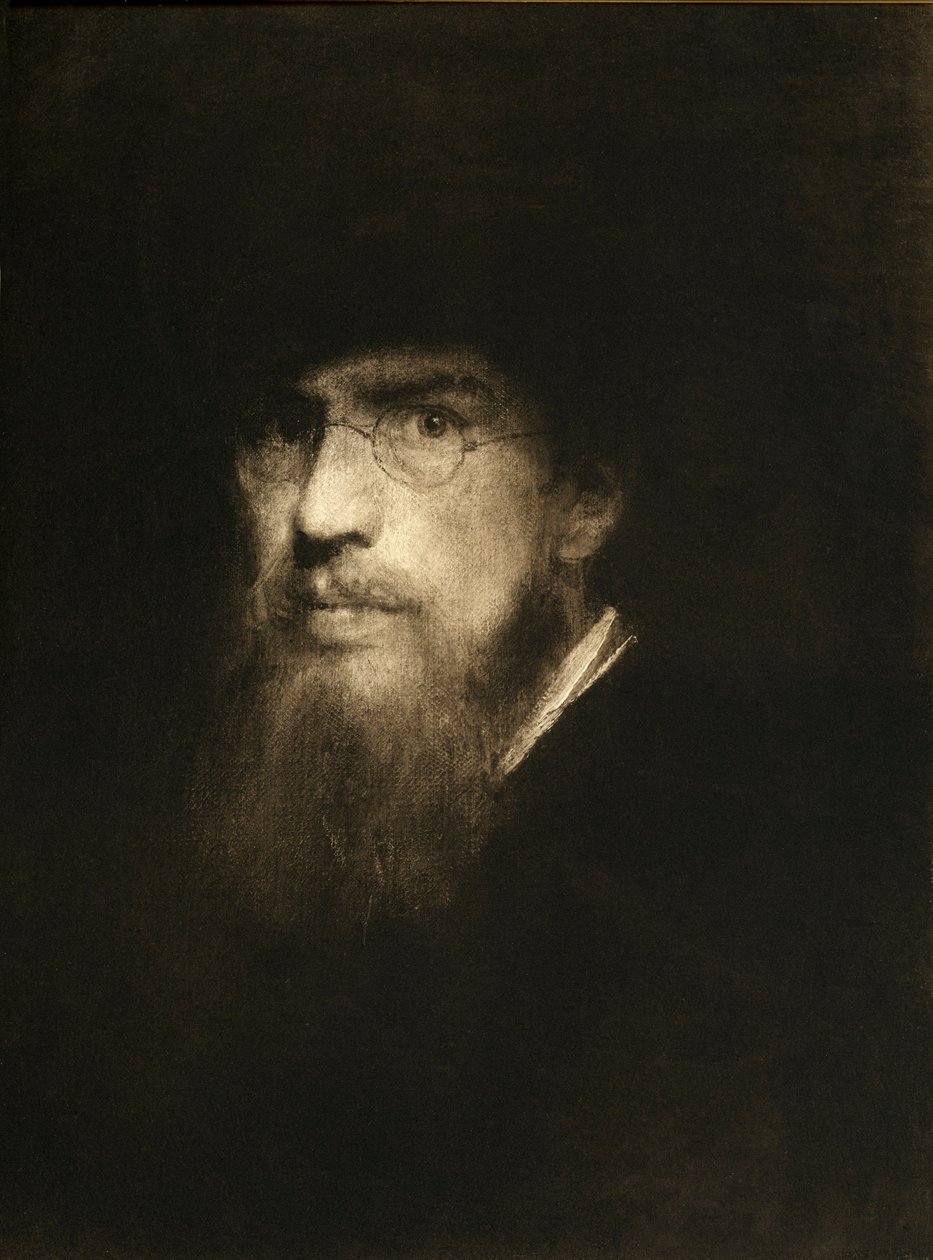 Franz Lenbach, autoportret autorstwa Franz Seraph von Lenbach
