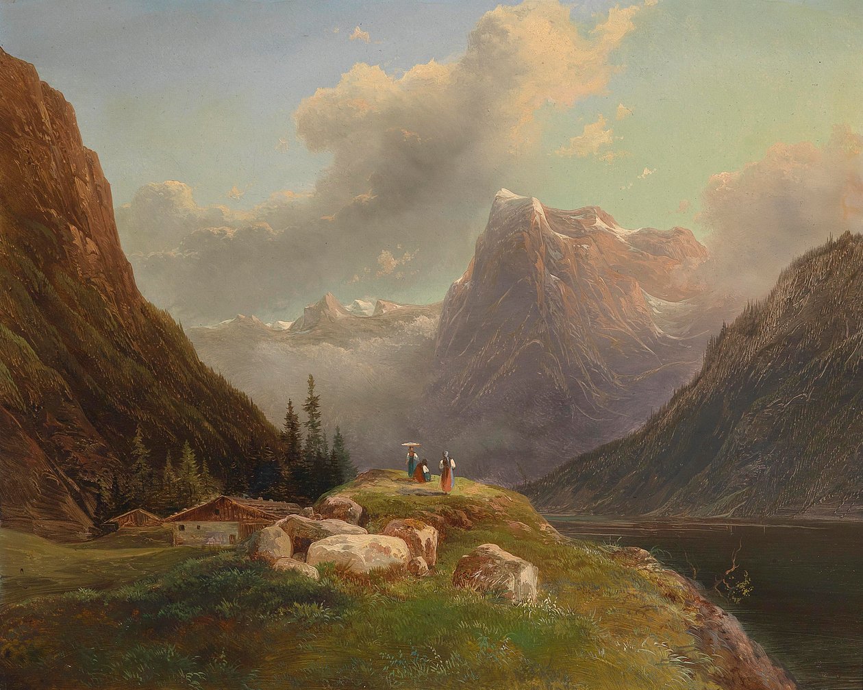 Salzkammergut autorstwa Franz Steinfeld