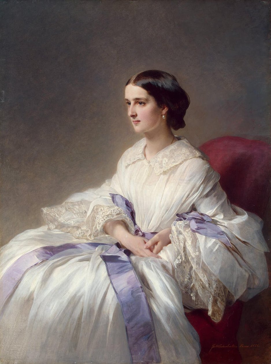 Hrabina Olga Shuvalova autorstwa Franz Xaver Winterhalter