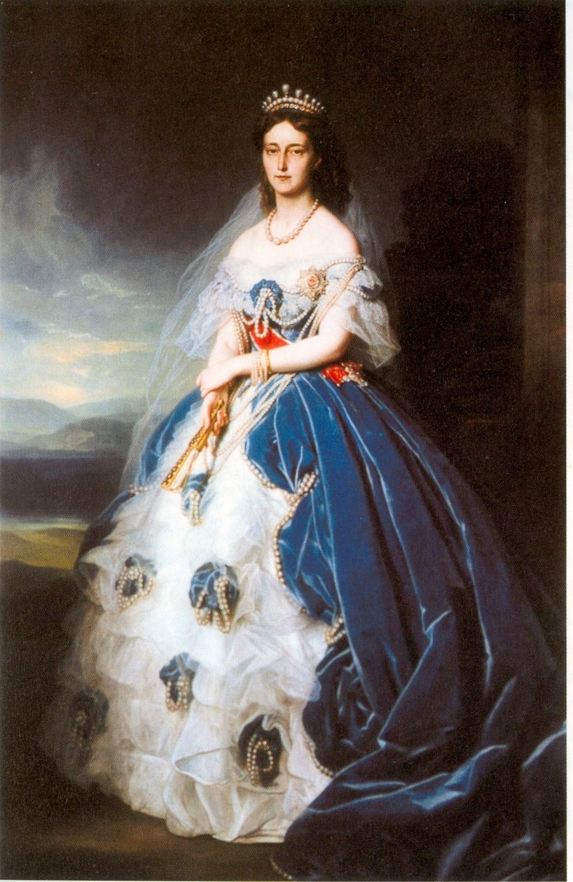 Wielka Księżna Olga autorstwa Franz Xaver Winterhalter