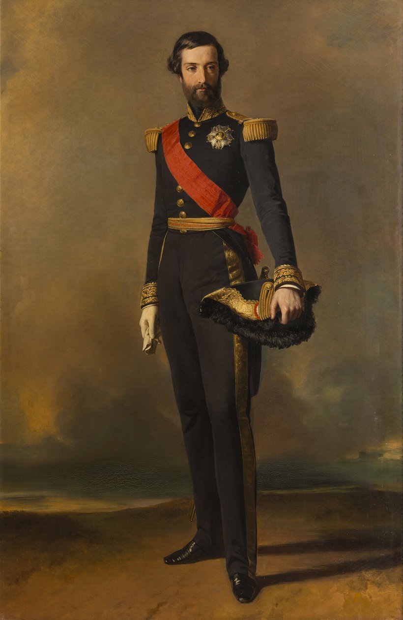 Portret François-Ferdinanda-Philippe dOrléans, księcia Joinville autorstwa Franz Xaver Winterhalter