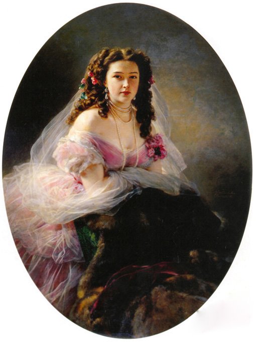 Portret Madame Barbe de Rimsky-Korsakov autorstwa Franz Xaver Winterhalter