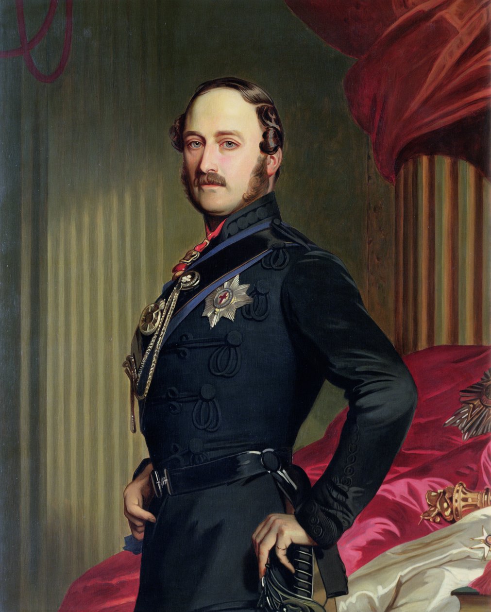 Portret księcia Alberta (1819-61) 1859 autorstwa Franz Xaver Winterhalter