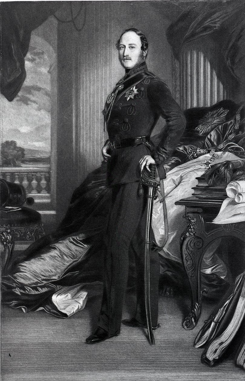 Książę Albert, według obrazu z 1859 r. autorstwa Franz Xaver Winterhalter