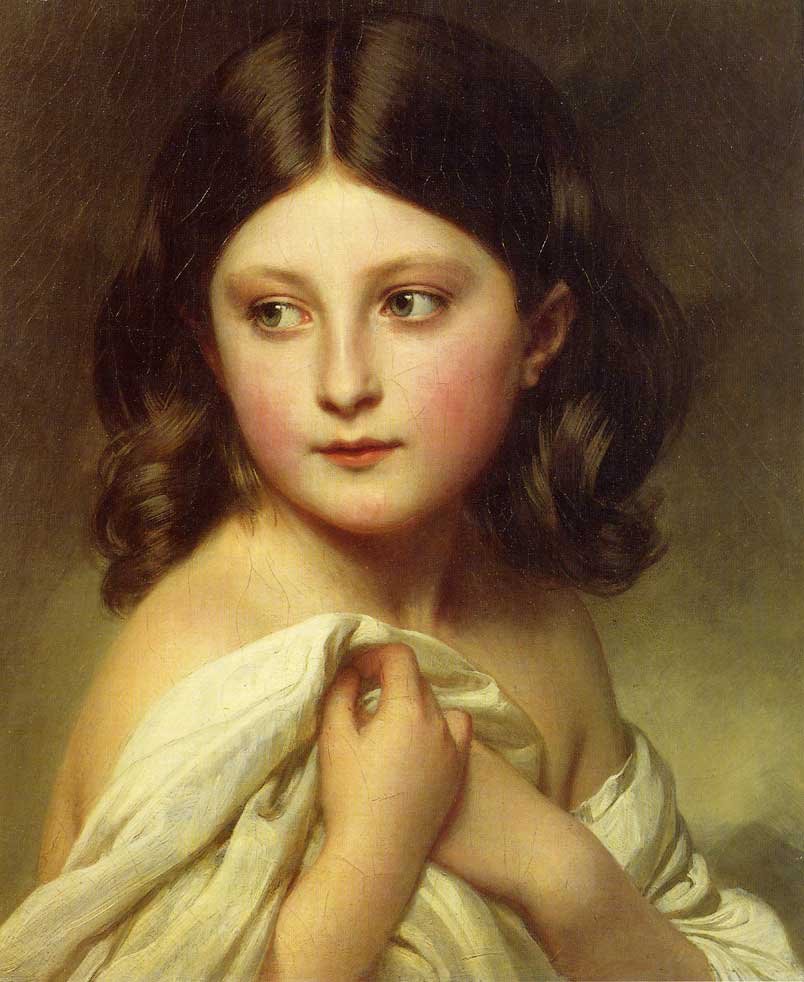 Księżniczka Charlotte Belgii autorstwa Franz Xaver Winterhalter