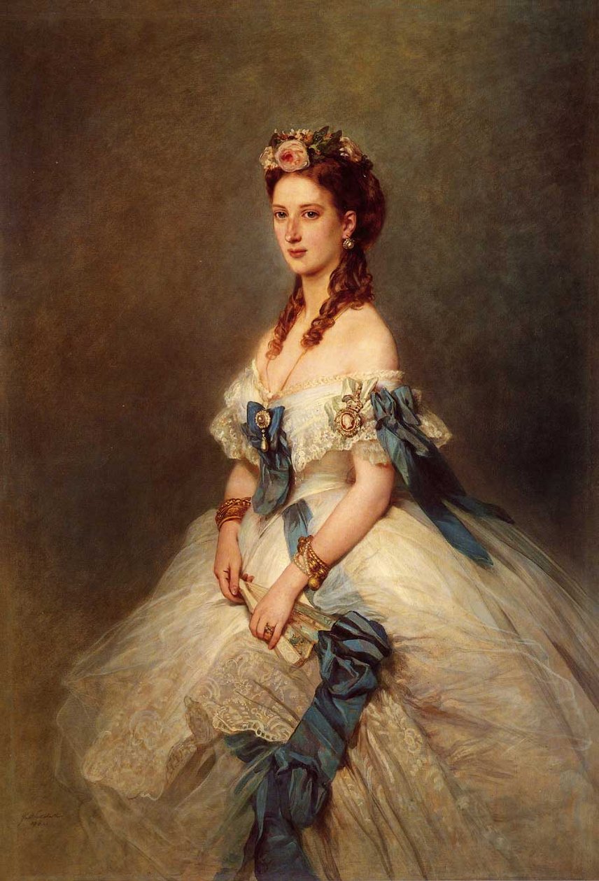 Królowa Aleksandra jako księżna Walii autorstwa Franz Xaver Winterhalter
