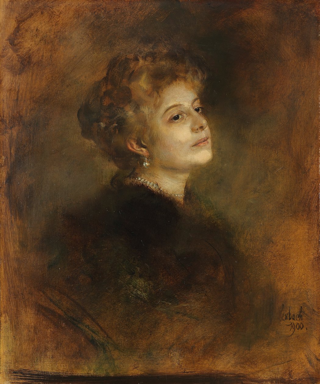Lily von Poschinger autorstwa Franz von Lenbach