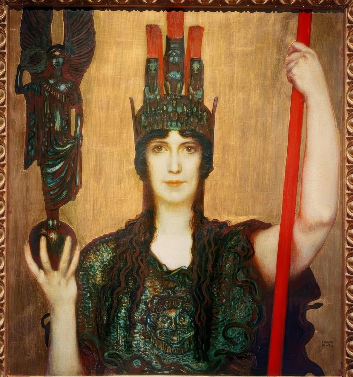 Pallas Atene autorstwa Franz von Stuck