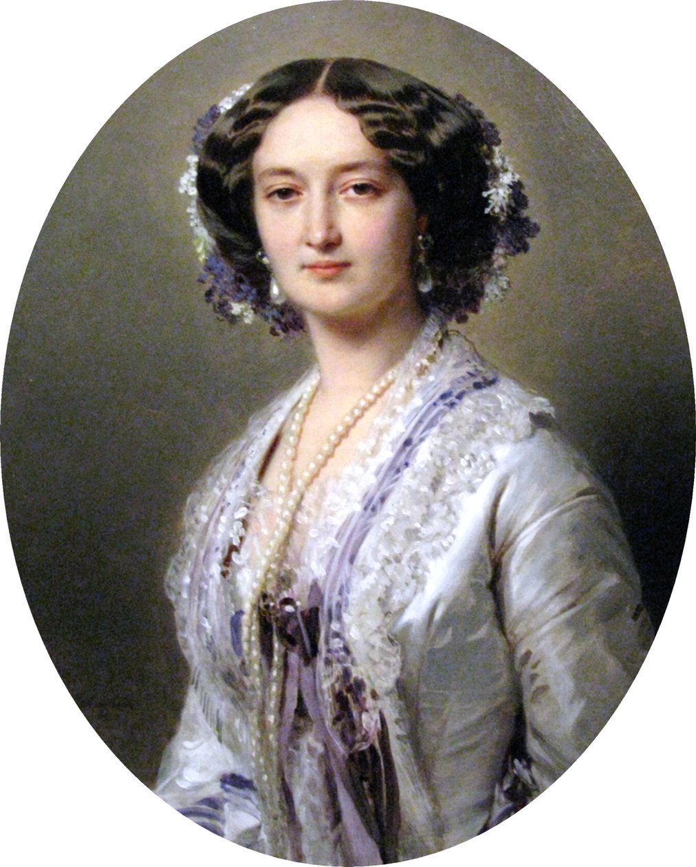 Portrait of Katarzyna Potocka née Branicka autorstwa Franz Xaver Winterhalter