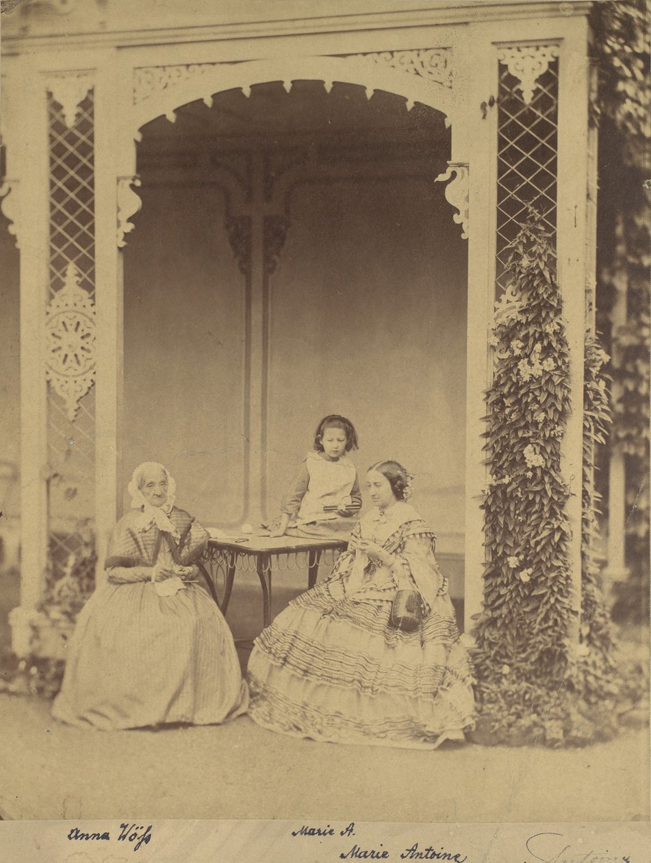 Anna Wöss, Marie i Marie Antoine, lata 50.-60. autorstwa Franz Antoine