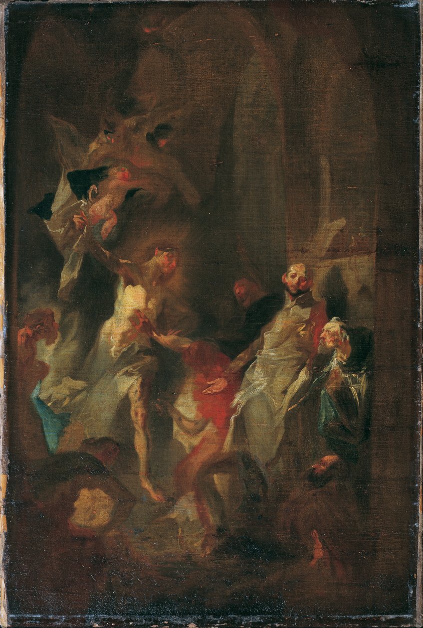 Chrystus ukazuje się św. Tomaszowi autorstwa Franz Anton Maulbertsch