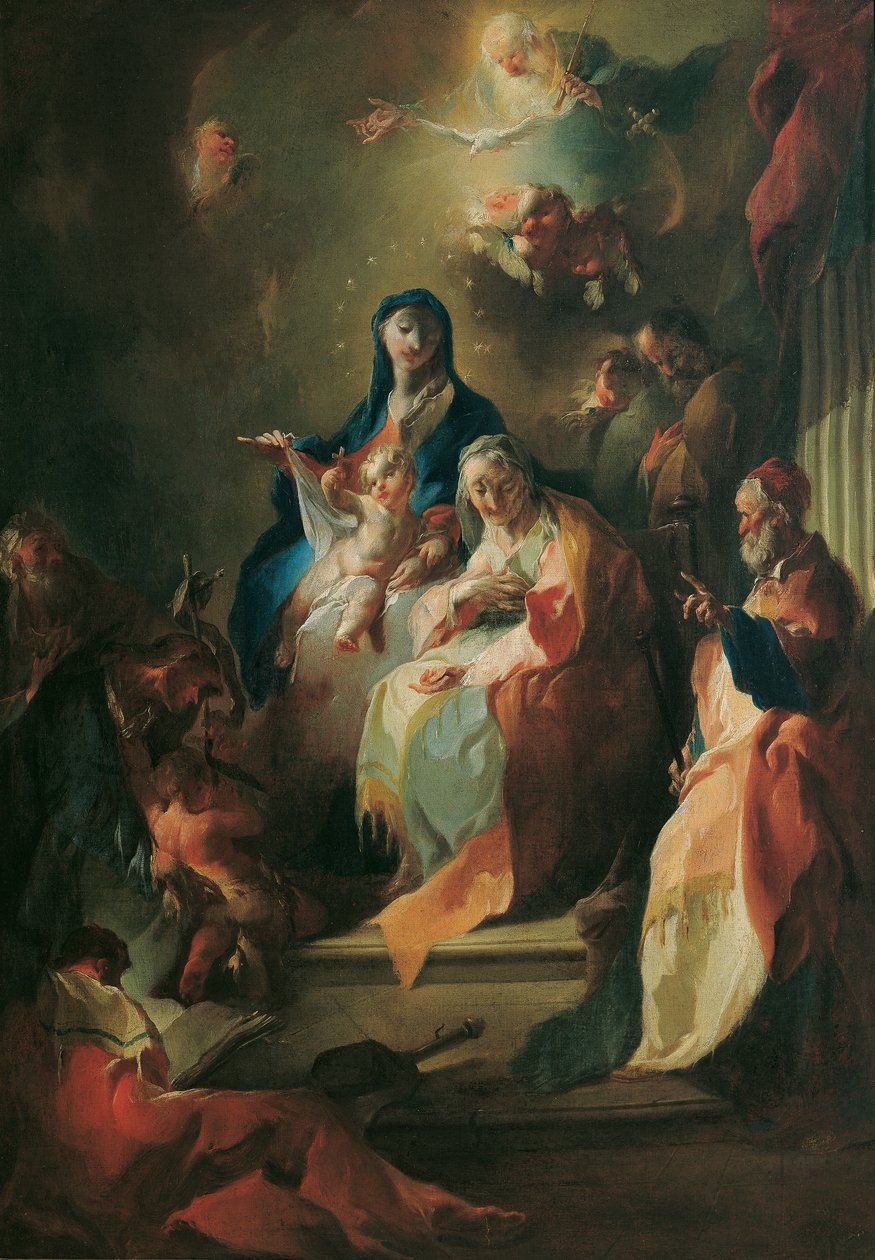 Święta Kin autorstwa Franz Anton Maulbertsch