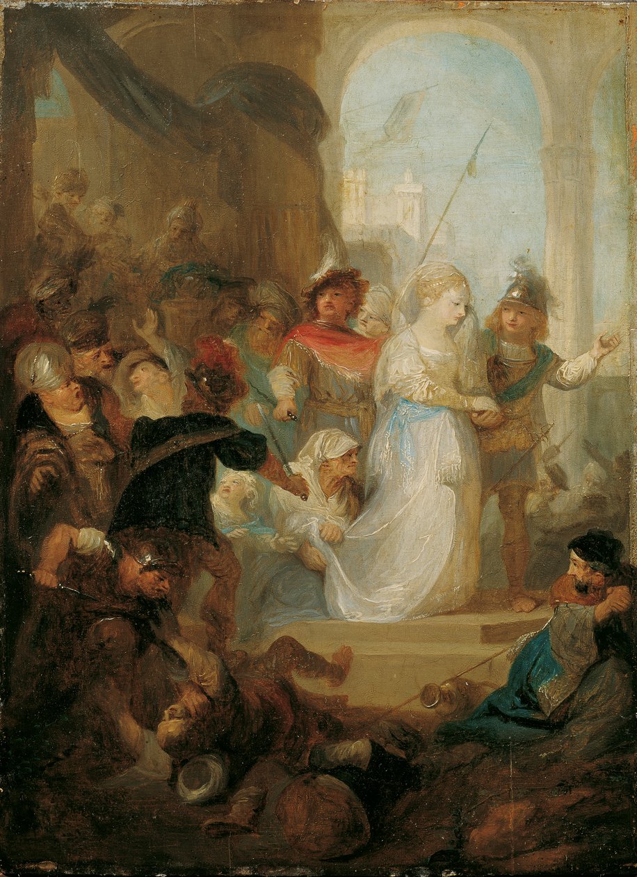 Estera i Hatach autorstwa Franz Anton Maulbertsch