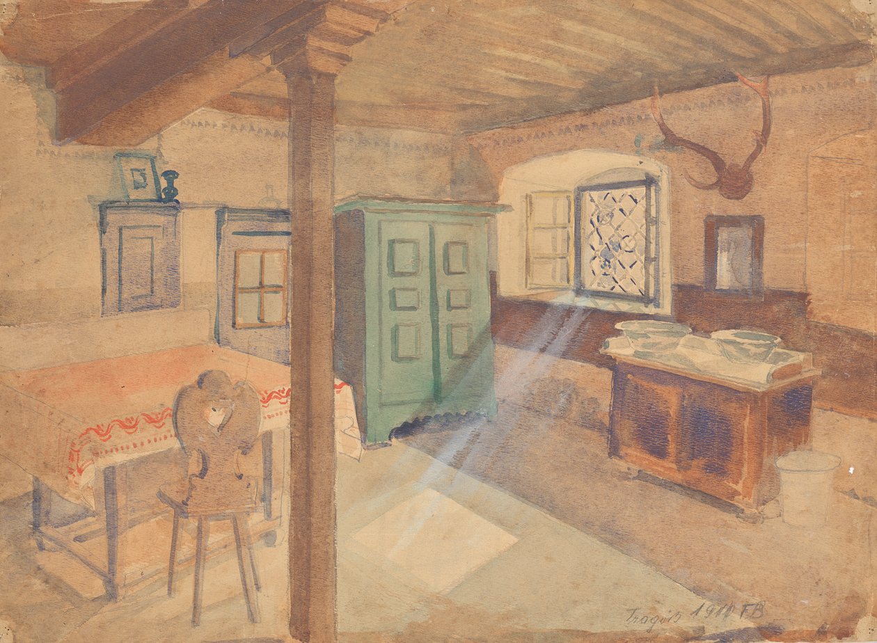 Dom wiejski w Tragöß autorstwa Franz Barwig d. Ä.