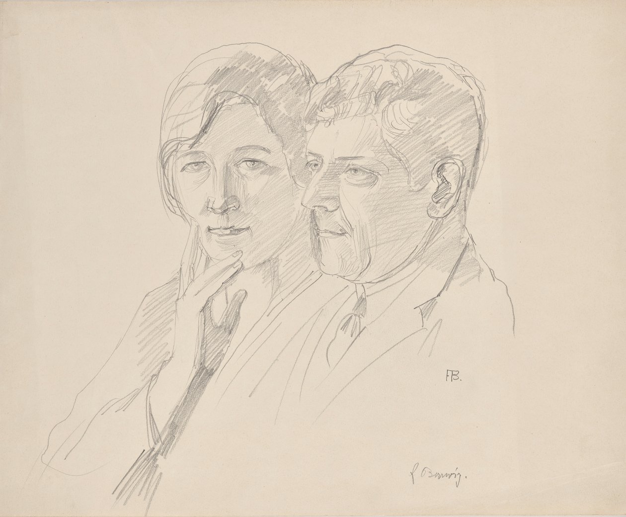 Grete Wagner-Barwig i dr. Józefa Wagnera autorstwa Franz Barwig d. Ä.