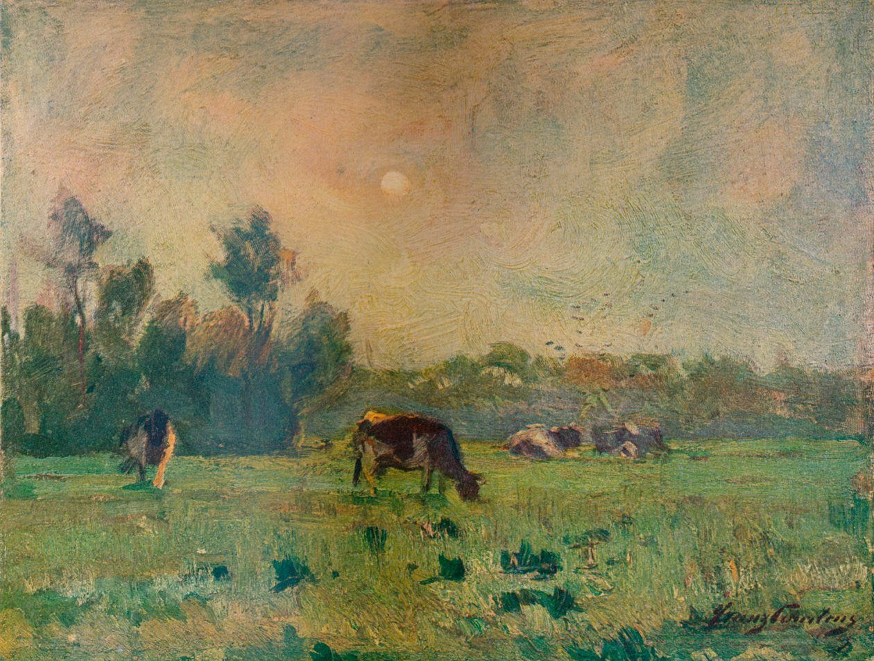 „Rano, listopad”, ok. 1908 r. autorstwa Franz Courtens