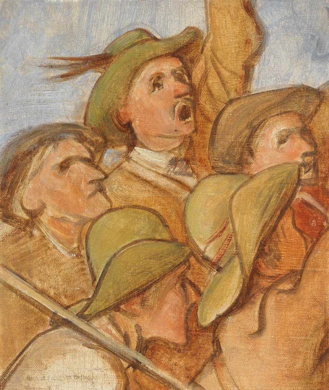 Rolnicy (tyrolscy bojownicy o wolność) autorstwa Franz Defregger