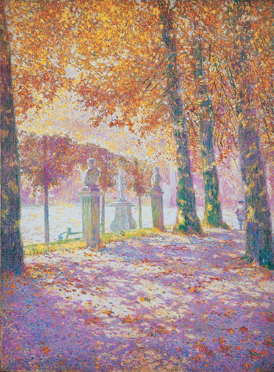 Park Bruksela autorstwa Franz Gailliard