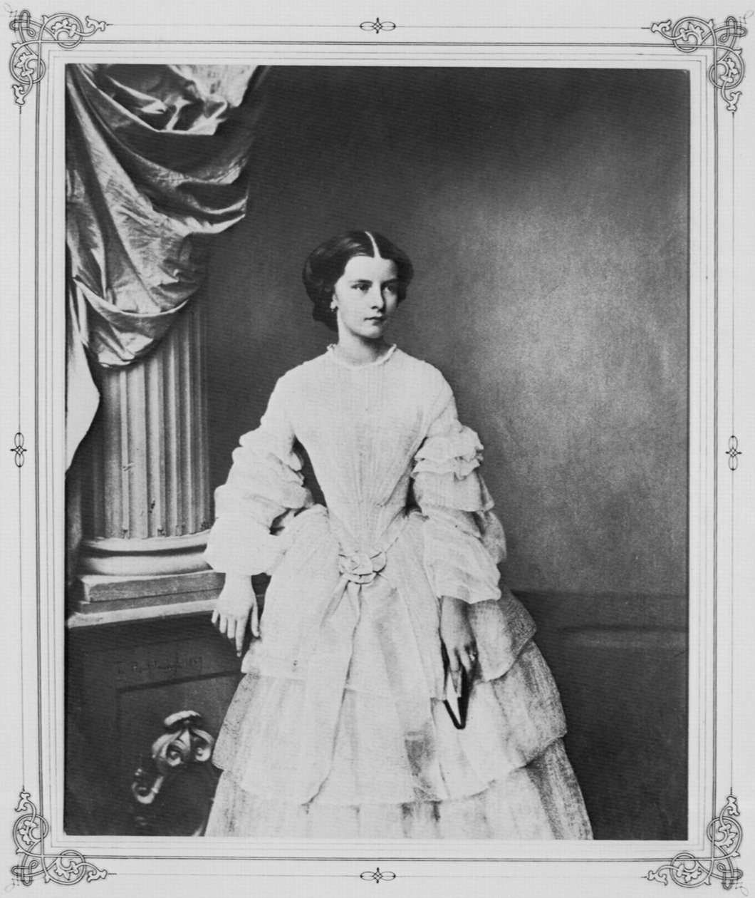 Cesarzowa Elżbieta Austriacka, 1857 autorstwa Franz Hanfstaengl