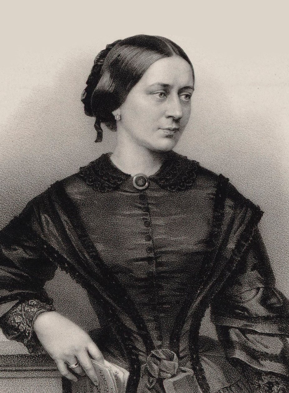 Portret Klary Schumann 1819-1896, 1860. autorstwa Franz Hanfstaengl
