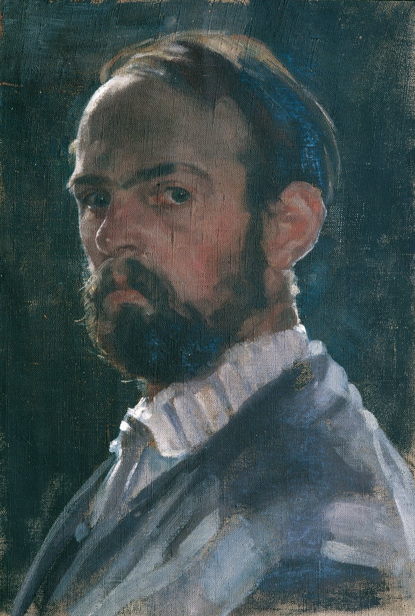 autoportret autorstwa Franz Hofer