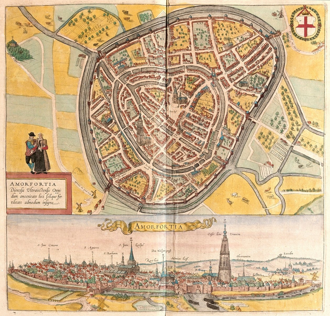 Amersfoort, Holandia autorstwa Franz Hogenberg