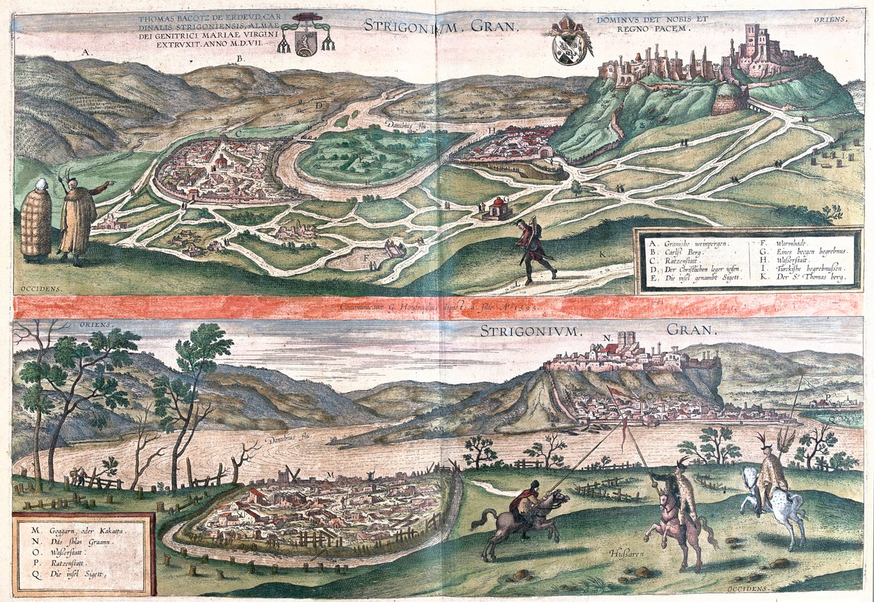 Ostrzyhom, Węgry autorstwa Franz Hogenberg