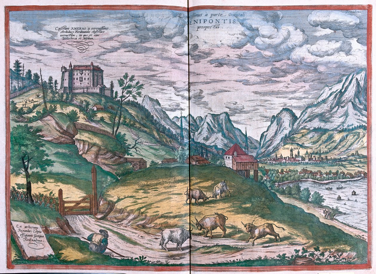 Innsbruck, Austria (grawerowanie autorstwa Franz Hogenberg