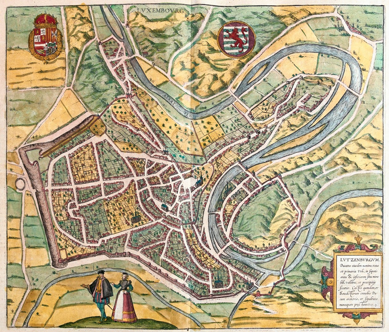 Luksemburg autorstwa Franz Hogenberg